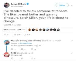 One more interesting fact about him is that he follows only one person on twitter which he had picked at random from his fans. Her name is Sarah Kille